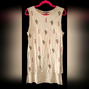 Miss Me Beige Cactus Tank Top